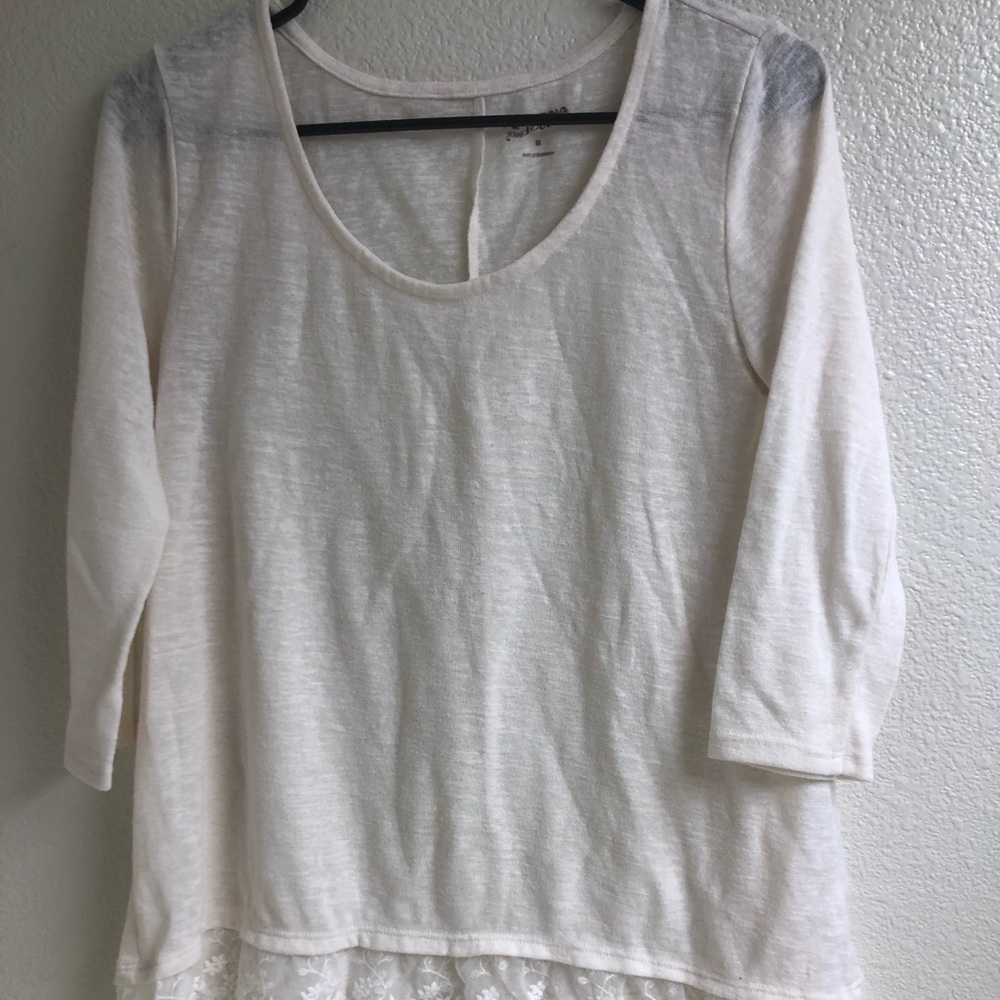 White long sleeve shirt